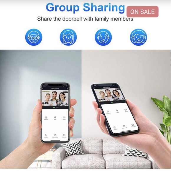 1080P Wireless WiFi Video Doorbell with Camera - Picture 5 of 5